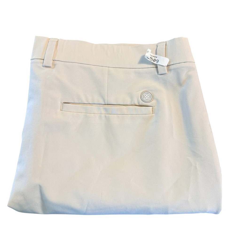 G/FORE Mens Size 36 Performance Golf Shorts Beige Stretch Lightweight